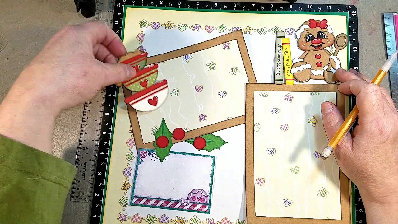Gingerbread Scrapbook Layout Process Video camera iphone 8 plus apk