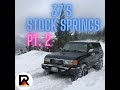 37's on the FZJ80 Land Cruiser with Stock Springs Part 2 - Snow Wheeling