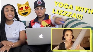 Couple Reacts : YOGA WITH LIZZZA! Reaction!!!