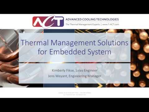 WEBINAR: Thermal Management Solutions for Embedded Computing Systems