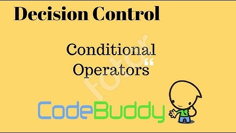 (2/6) - Conditional Operators in C++ | Beginners