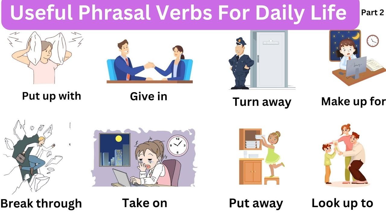 Phrasal Verbs For Daily Life | Phrasal Verbs | English Vocabulary | The ...