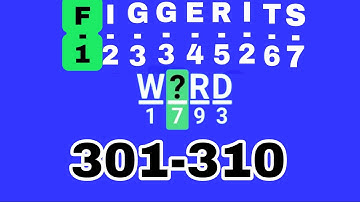 Figgerits 301 302 303 304 305 306 307 308 309 310