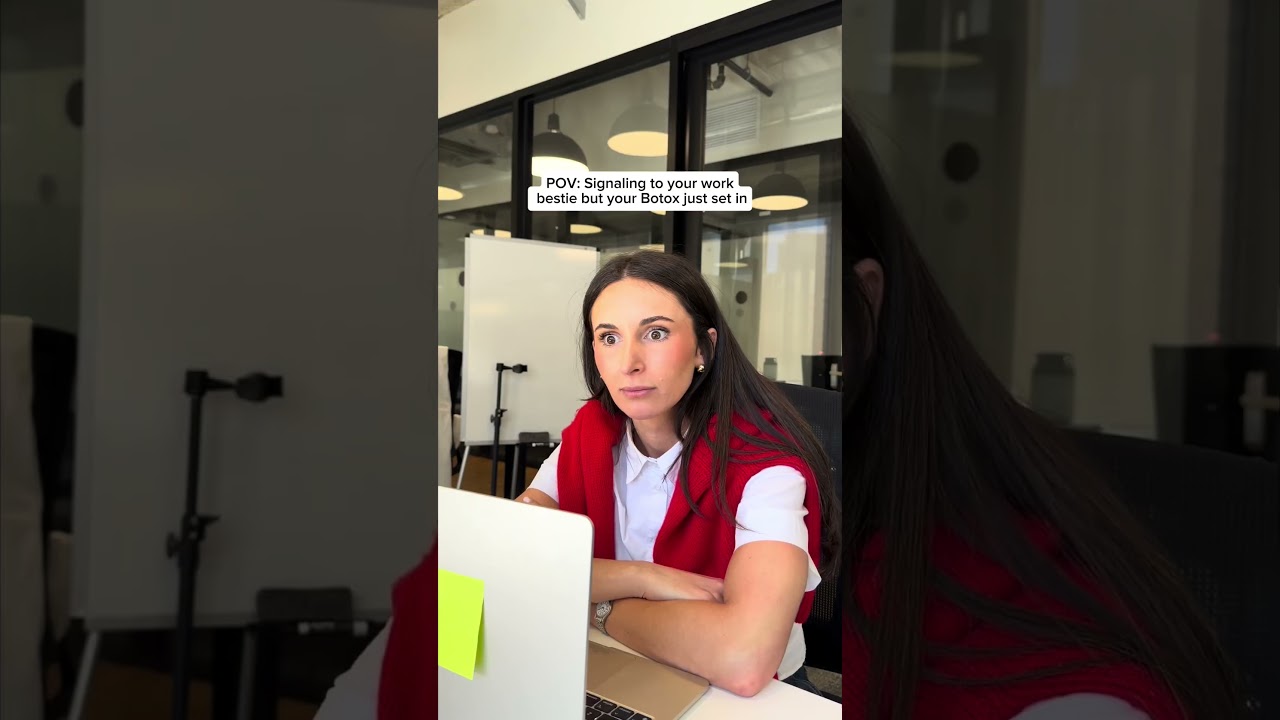 👁️👄👁️ dId U sEe ThAt #botox #comedy #workbestie