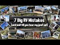 7 Big RV Mistakes