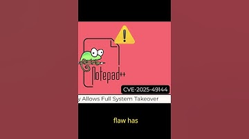 Notepad++  vulnerability tracked as CVE-2025-49144