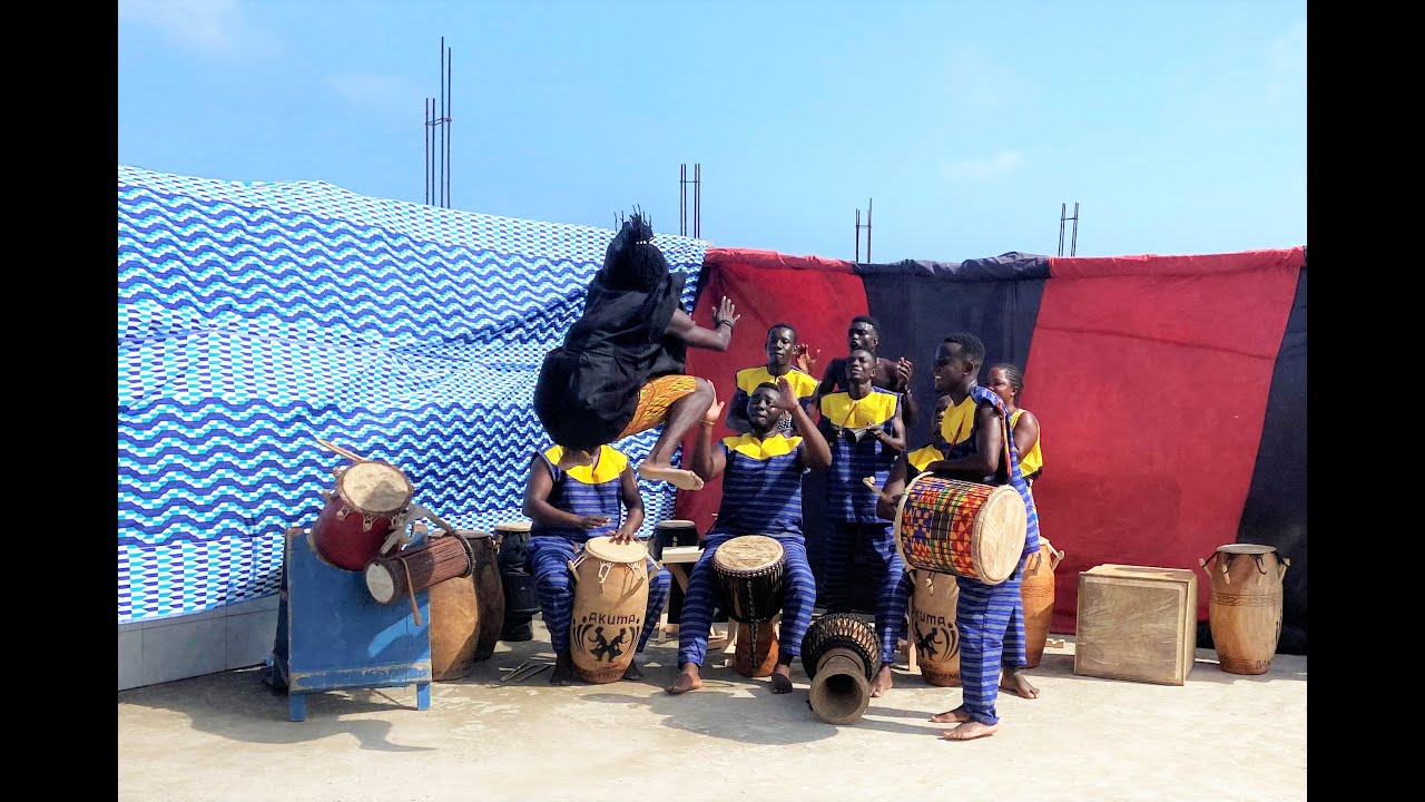 AKUMA DANCE ENSEMBLE - AGBEKOR DANCE FUNERAL - YouTube