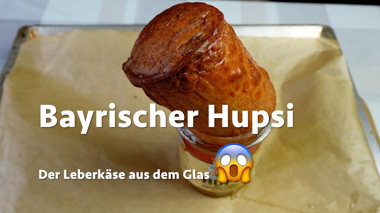 Bayrischer Hupsi - Der warme Krusten-Leberkäse aus dem Glas 😂 Ich teste ...