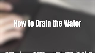 IceDuo Tutorial 6/7: How to drain the water