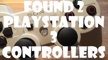 Lucky Trash Finds: 2 Playstation 3 Controllers