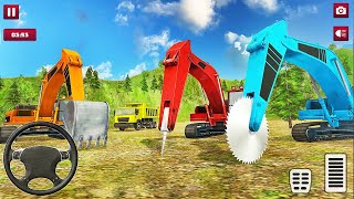 Heavy Excavator Rock Mining 2021 - Stone Cutting Machines - Android Gameplay screenshot 4