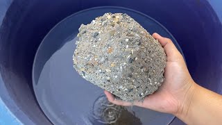 New damp multi stones sand texture crumbling in water/#relaxing #oddlysatisfying💦 