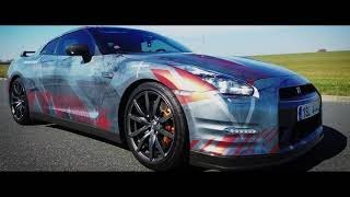 Nissan GTR 3M Mettalic car wrap by www.polepaut.cz