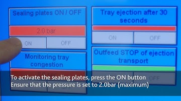 How to manually activate the sealplates on a SEALPAC Traysealer | Step-by-step tutorial