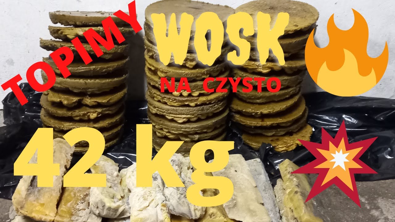 Topienie wosku pszczelego