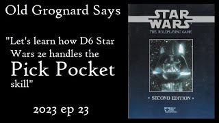 D6 Star Wars 2e: How the Pick Pocket Skill Works (and How This Relates to a 5e Game)