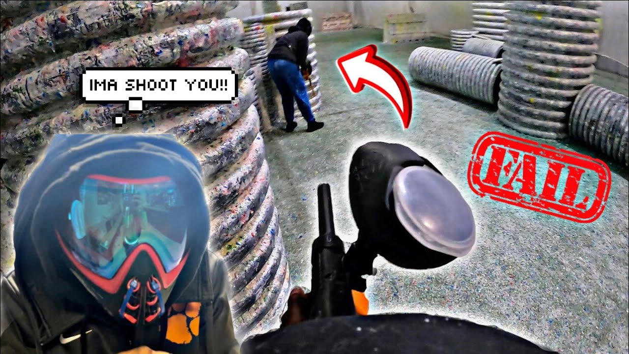 Portaloo Fail FIRST TIME PAINTBALLING!!! (GONE WRONG) | GO PRO POV | VLOG - YouTube