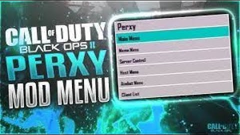 🔵BO2 PERXY NON HOST SPRX MOD MENU + FREE DOWNLOAD
