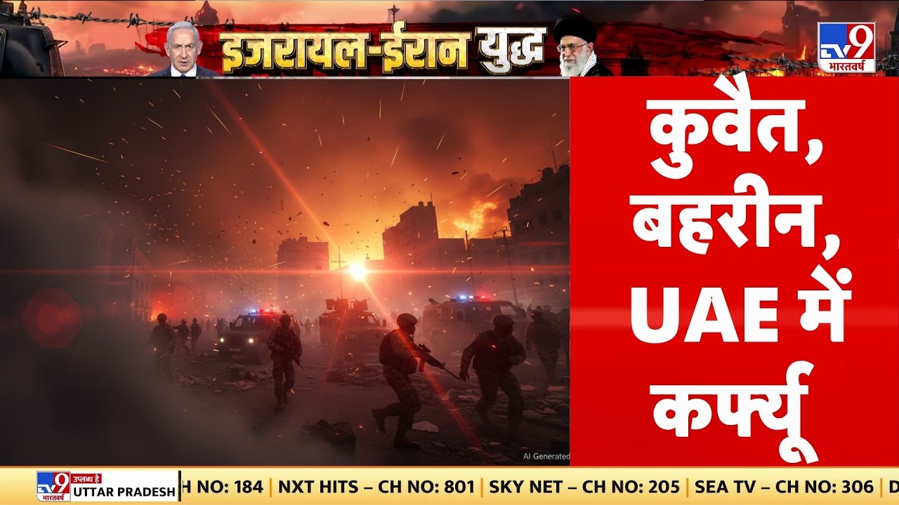 Israel Iran War : कुवैत, बहरीन, UAE में कर्फ्यू -TV9| Khamenei |Trump | Netanyahu | Breaking News