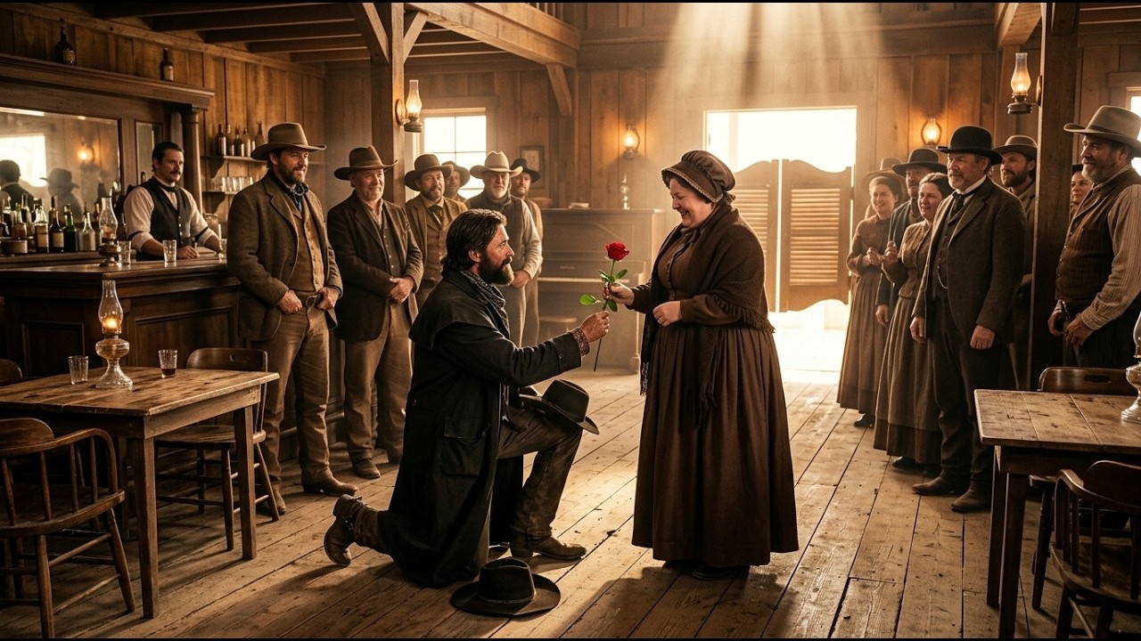 Un montagnard offrit sa seule rose à la jeune fille obèse — la ville se moqua de lui, puis il parla.