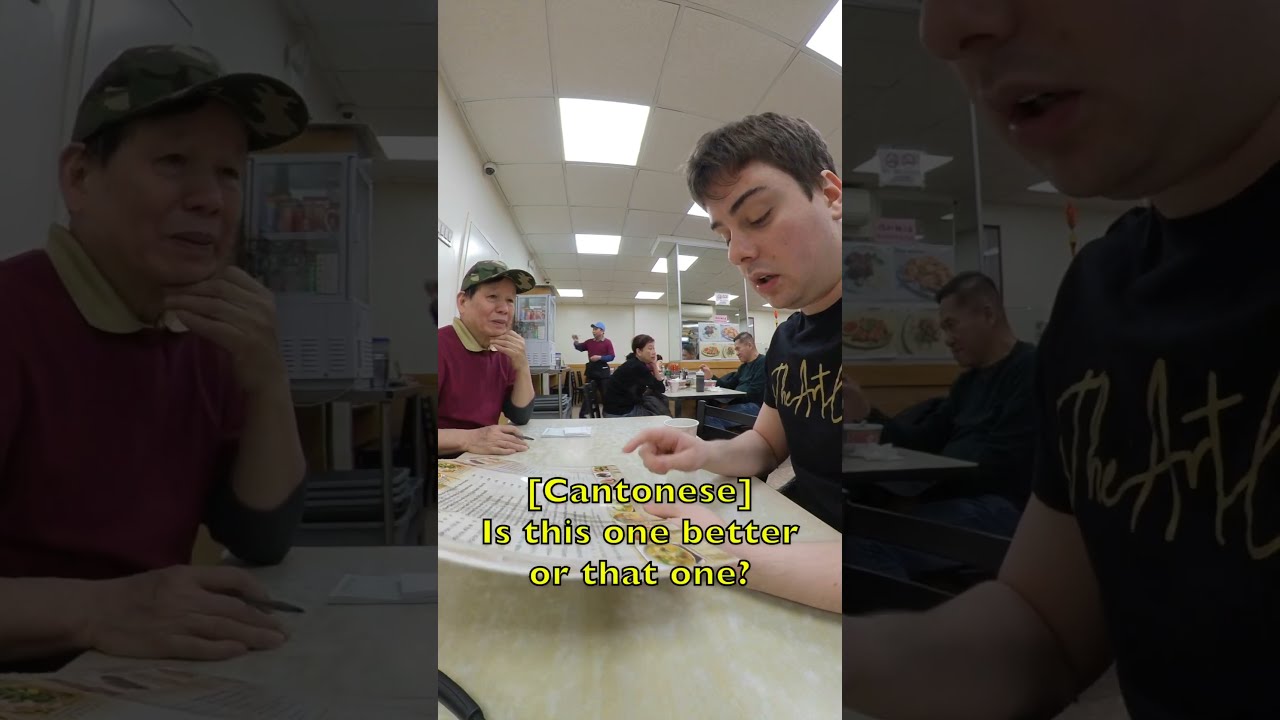 White Dude Ordering In Chinese Haha Funny Reaction Polyglot Language Cantonese Mandarin