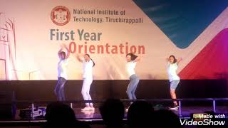 NIT Trichy - 1st year orientation 2019  Dance troupe