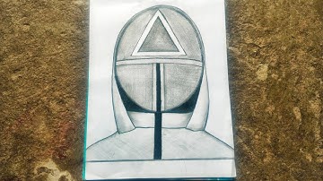 How to draw Squid game guard (step by step)