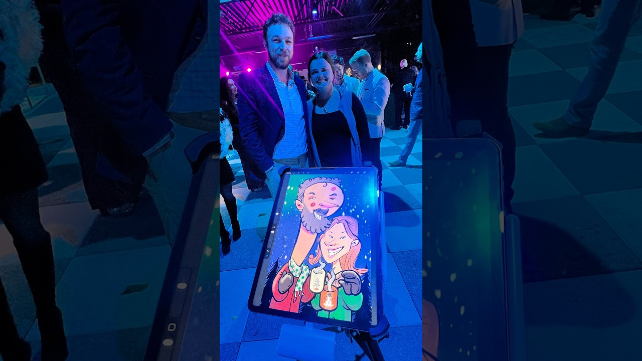 She said the Caricature was so CUTE 🥰 