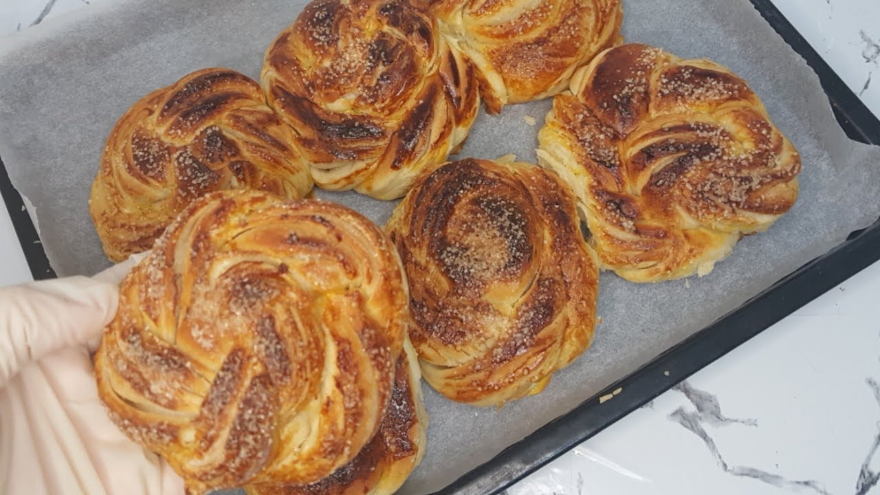 لفة خميرة/بريوش/معروك/بعجينة قطنية وشكل جديد حتعتمدوه|مطبخ قرة العين