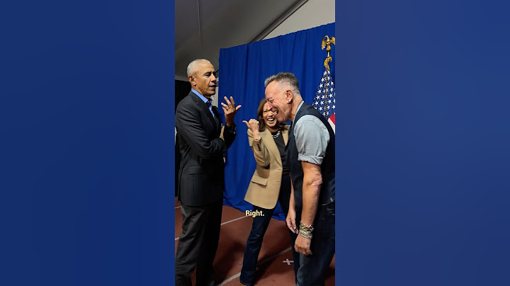 On the trail with the Boss (and President Obama).