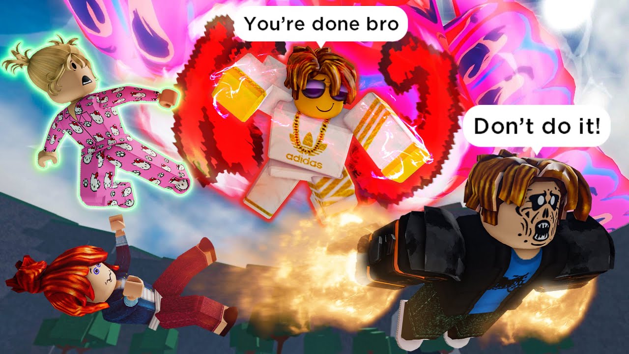 KJ VS. NOOB ACC - ROBLOX The Strongest Battlegrounds Funny Moments (Part 15) 💪