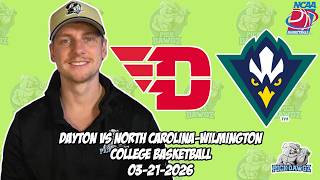 Dayton vs UNC Wilmington 3/21/26 Free College Basketball Picks and Predictions | March Madness