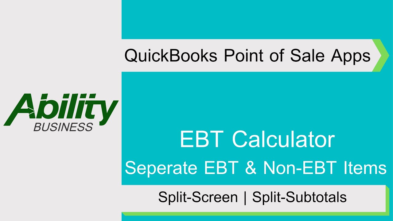 Ability EBT Calculator YouTube