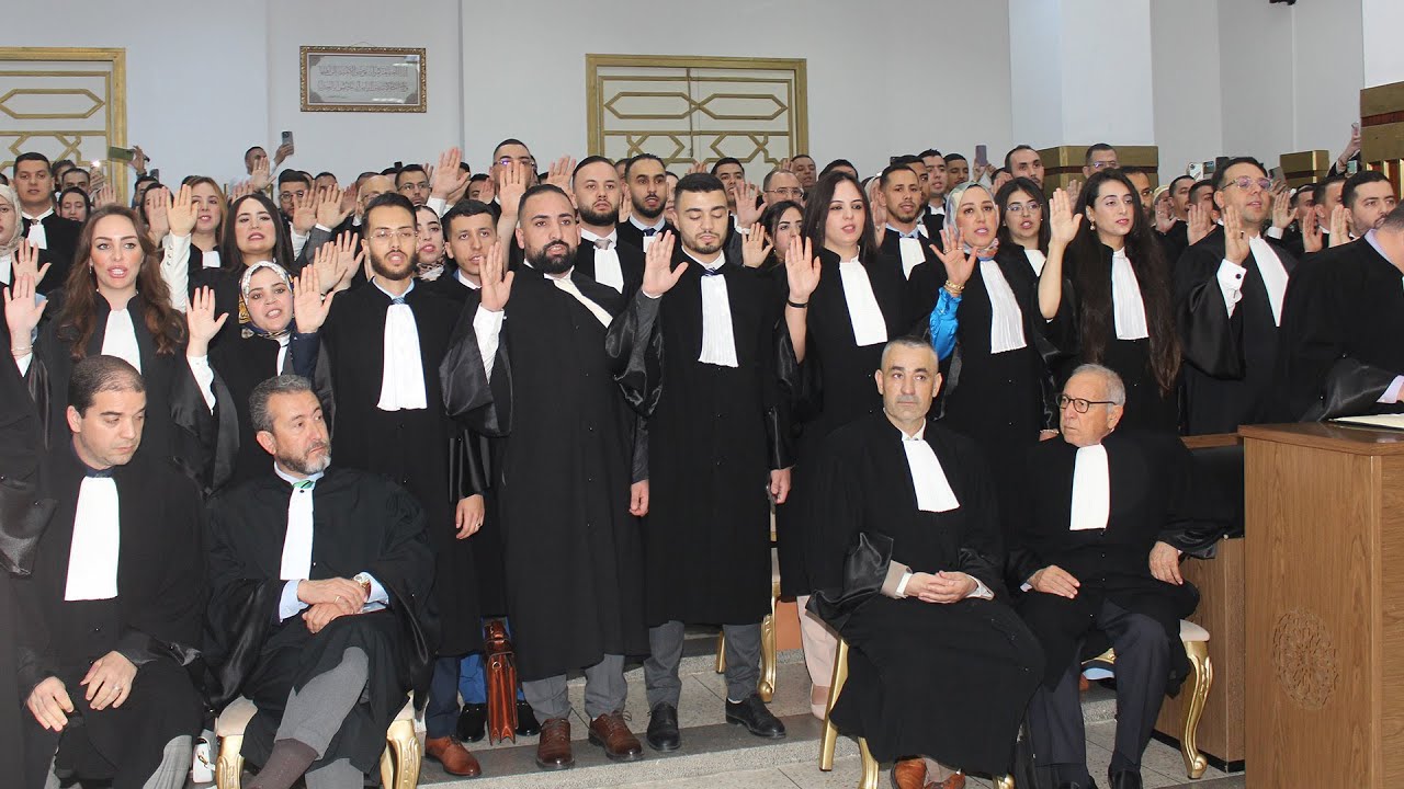 ربورطاج مراسيم أداء القسم المهني لفوج المائوية للمحامين الجدد بمحكمة الاستئناف بطنجة