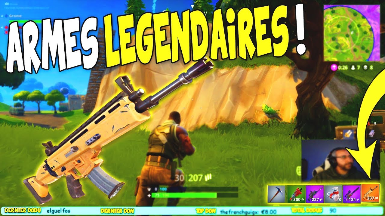 avoir des armes legendaires meilleur spot sur fortnite battle royale - pioche noir avec un oeil fortnite