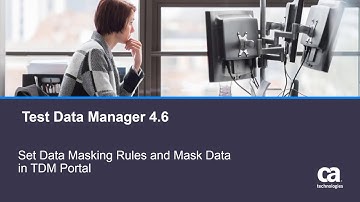 Create a masking configuration and mask data in CA TDM Portal