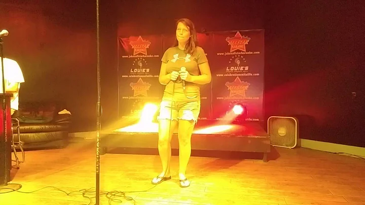 April Tilson at Broadway Jake's karaoke