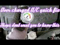How to fix Overcharged A/C (Jeep Patriot Update) #aircondition #moresubscribers #moreviews