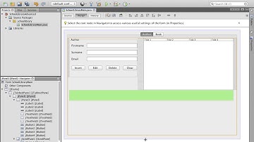 Advanced Database SWING application with Netbeans 4 of 17