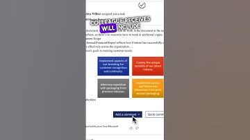 Learn how to assign someone a task directly from a Word using Comments! #technology #learning