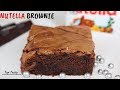 NUTELLA BROWNIE RECIPE | HOW TO MAKE EASY HOMEMADE BROWNIE