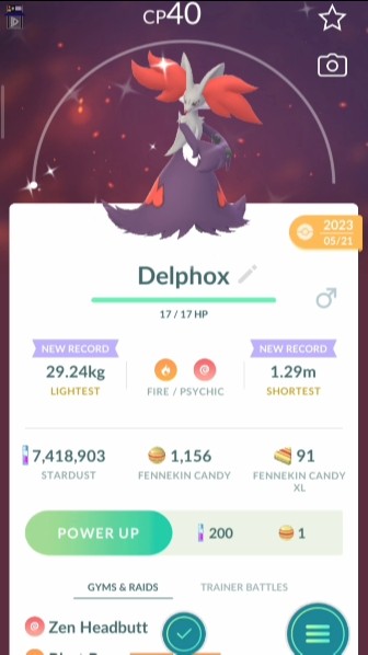 SHINY DELPHOX EVOLUTION AT DECEMBER 2024 COMMNITY DAY | POKEMON GO
