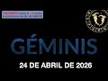 Horóscopo Diario - Géminis - 24 de Abril de 2026.