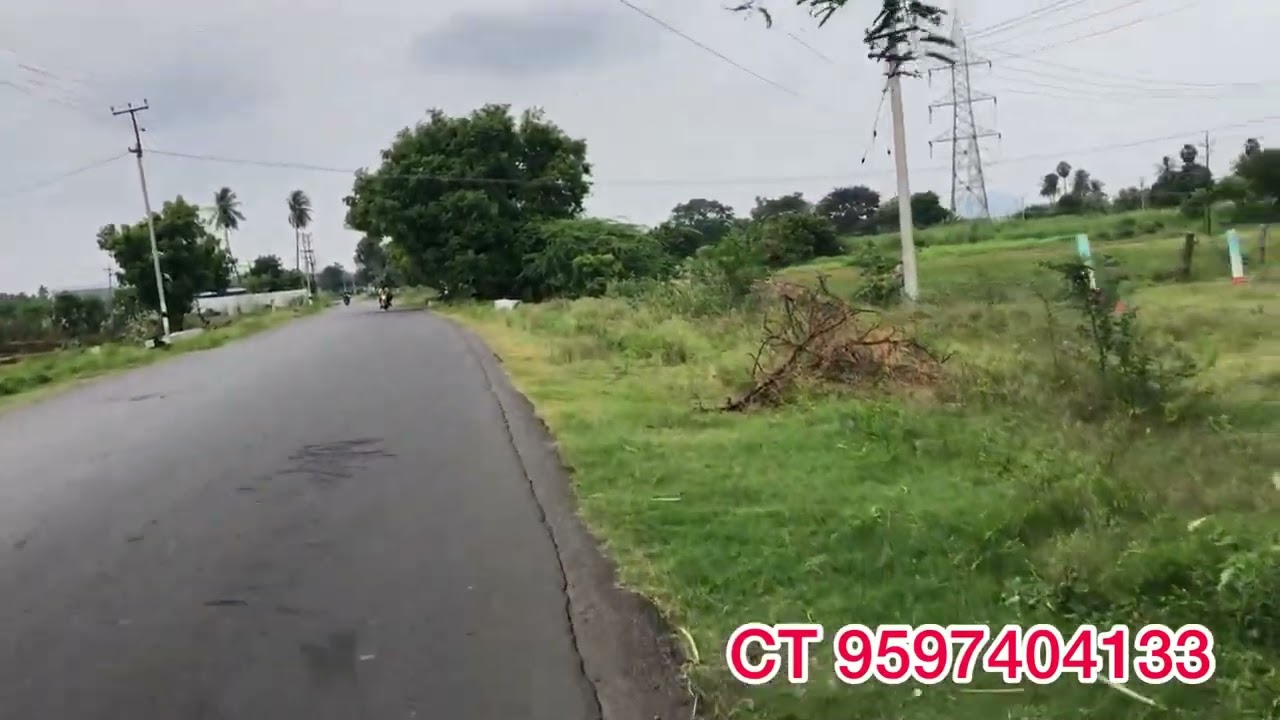Main road plot commercial-Chetipatu to kallakurichi bypass road at Thiruvannamalai-CT 9597404133