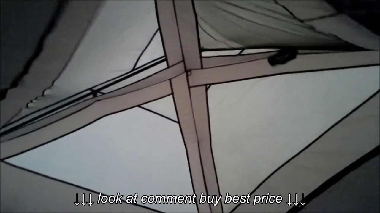 Coleman Instant 6 man Tent    Interior view during high winds, March 3,