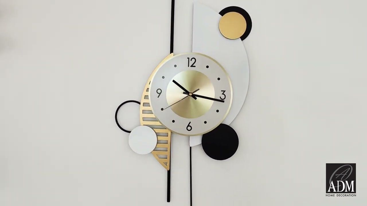 Wanduhr Geometric Creation | Arte dal Mondo