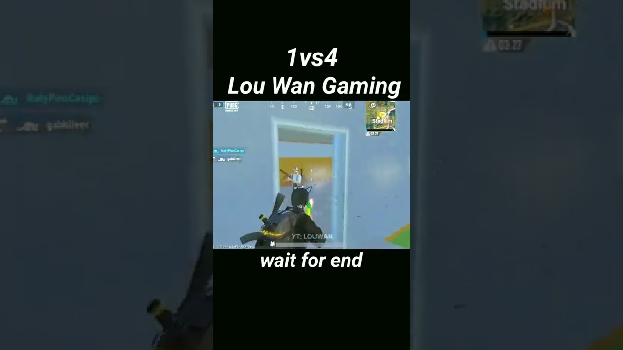 Lou Wan Gaming Pubg Lite 1v4 Clutch