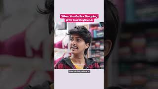 When You Go Bra Shopping With Your Boyfriend | Anisha Dixit Shorts | #shorts