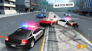 US police car gangsters chase|Mission|Android playing screenshot 2