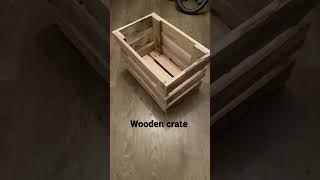 Wooden crate